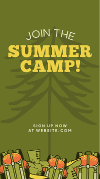 Summer Camp Instagram Story