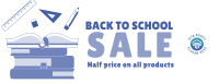 Back To School Discount Facebook Cover Image Preview