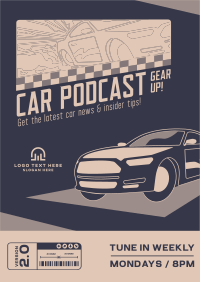 Fast Car Podcast Flyer