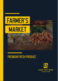 Premium Farmer's Market Flyer Design