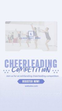 Cheerleading  Competition Details Instagram Story