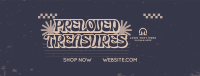 Preloved Retro Secondhand Facebook Cover Design