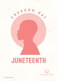 Beautiful Juneteenth Man Flyer