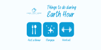 Earth Hour Activities Twitter Post