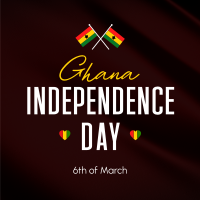 Ghana Independence Day Linkedin Post Design