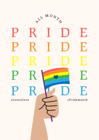 Pride Flag Poster