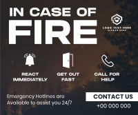 Fire Safety Precaution Facebook Post Image Preview