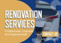 Renovation Experts Postcard