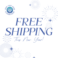 New Year Shipping Instagram Post