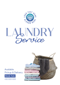 Laundry Delivery Services Poster