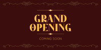 Elegant Grand Opening Twitter Post