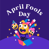 Quirky April Surprise Box Instagram Post Design