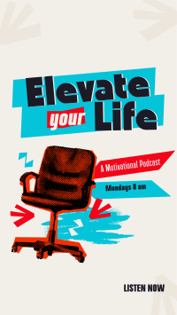 Elevate Life Podcast Facebook Story