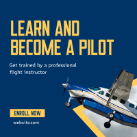 Flight Training Program Instagram Post