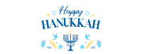 Hanukkah Menorah Facebook Cover Design