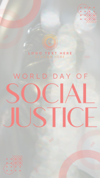 Social Justice Day Facebook Story