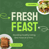 Fresh Feast Food Recipe Instagram Post Image Preview