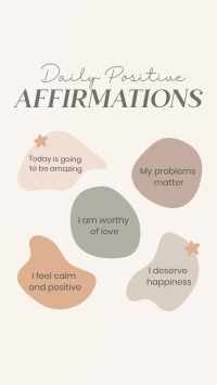 Affirmations To Yourself Facebook Story