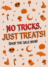 Trick or Treat Sale Poster