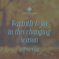 Autumn Season Quote Linkedin Post Design