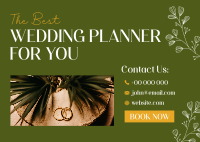 Boho Wedding Planner Postcard