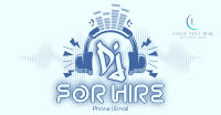 DJ for Hire Facebook Ad