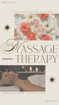 Sophisticated Massage Therapy Instagram Reel