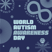 Abstract Autism Awareness Instagram Post