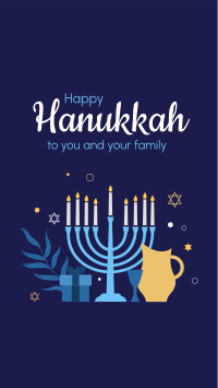 Magical Hanukkah Instagram Story