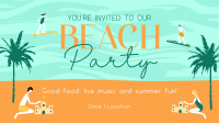 It's a Beachy Party Facebook Event Cover Image Preview