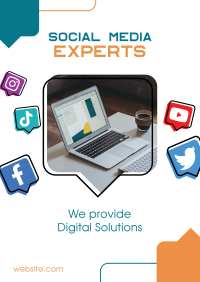 Social Media Experts Flyer