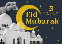 Eid Mubarak Tradition Postcard Design