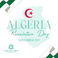 Algerian Revolution Instagram Post