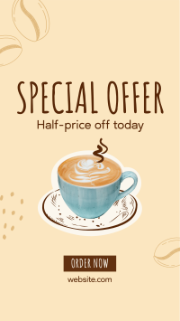 Cafe Coffee Sale Instagram Reel