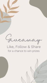 Giveaway Raffle Facebook Story