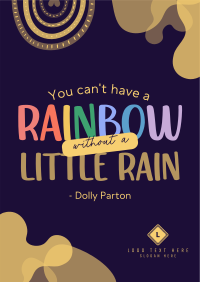 Rainbow After The Rain Poster