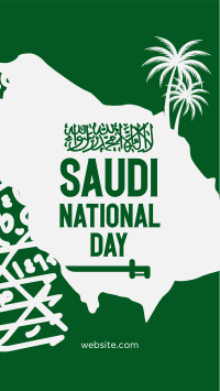 Saudi National Day Instagram Reel Image Preview