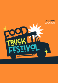 Food Truck Festival Poster