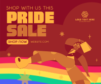 Fun Pride Month Sale Facebook Post