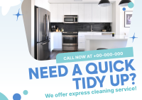 Quick Cleaning Service Postcard