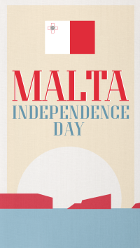 Malta Independence Day Landmark Facebook Story