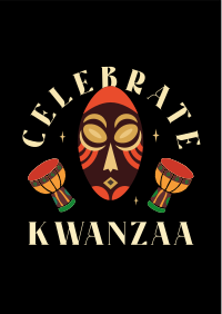 Kwanzaa African Mask  Flyer