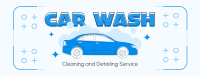 Car Cleaning and Detailing Facebook Cover Image Preview