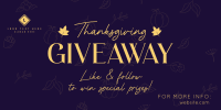 Thanksgiving Day Giveaway Twitter Post