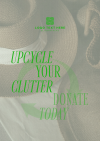 Sustainable Fashion Upcycle Campaign Poster