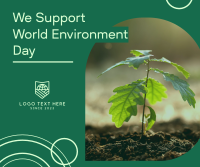 We Support World Environment Day Facebook Post
