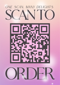 Soft Pop Scan To Order Flyer