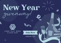 New Year Giveaway Postcard