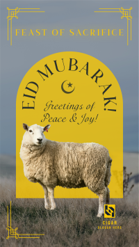 Eid Mubarak Sheep Facebook Story