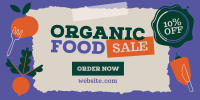 Organic Food Sale Twitter Post